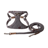 Denim Set for Small Dogs - Light Grey