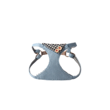 Denim Check Harness - Single Black & White