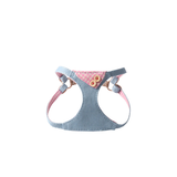 Denim Check Harness - Single Blush
