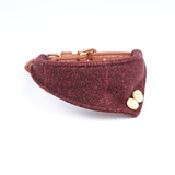Gentleman's Check Bandana Collar for Cats & Small Dogs - Red