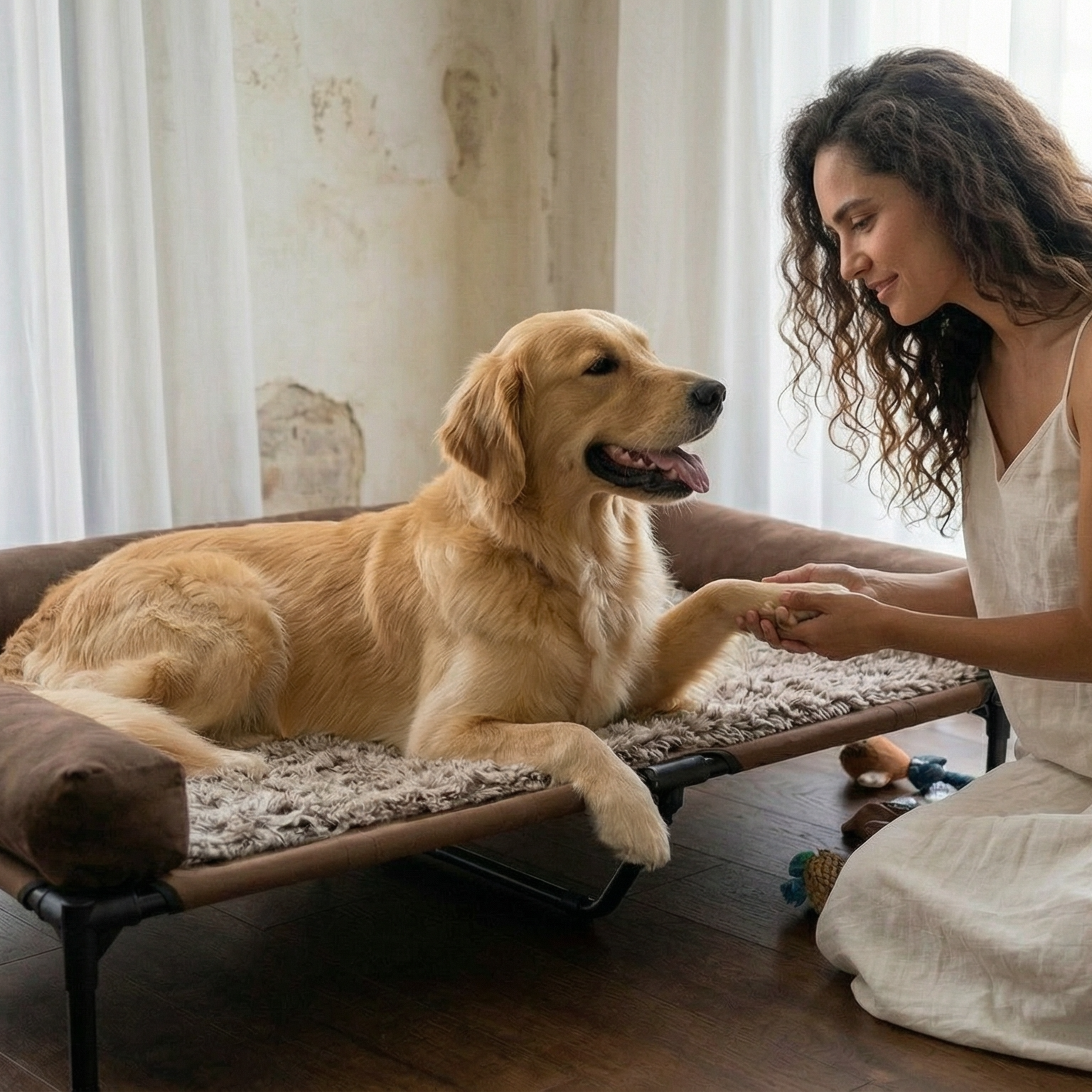 Cosy Plush Pet Bed | PAWD