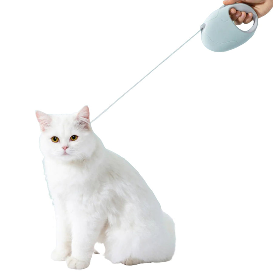 Pastel Automatic Retractable Training Leash with Premium Nylon Traction Rope