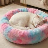 Fluffy Anti-Anxiety Cushion Plush Pet Bed - Plush | PAWD