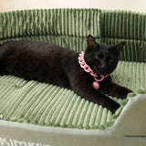 Four-Season Breathable Universal Oversized Pet Bed - side angle