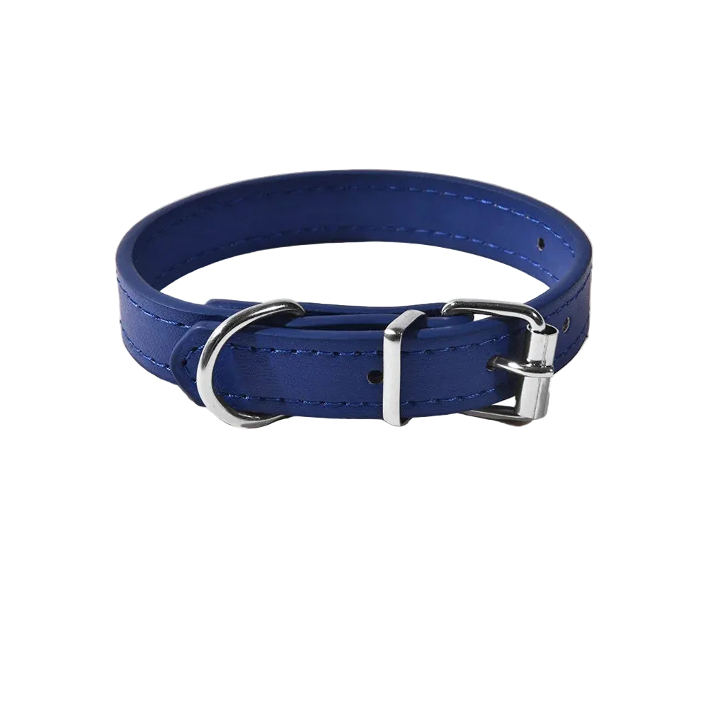 Adjustable Blue Dog Collar by Pawd
