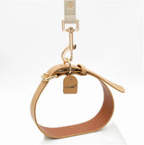 Logo Designer Wide Leather Dog Collar - View 3