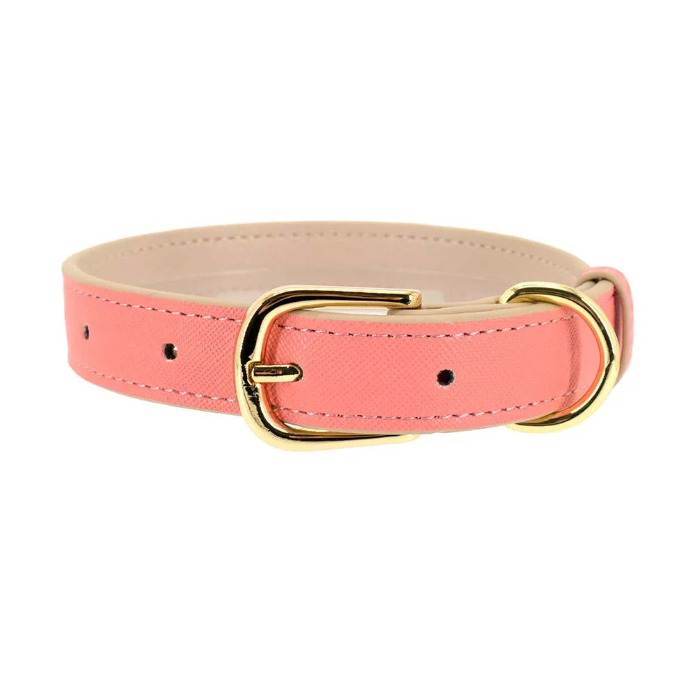 Adjustable Pink Dog Collar by Pawd