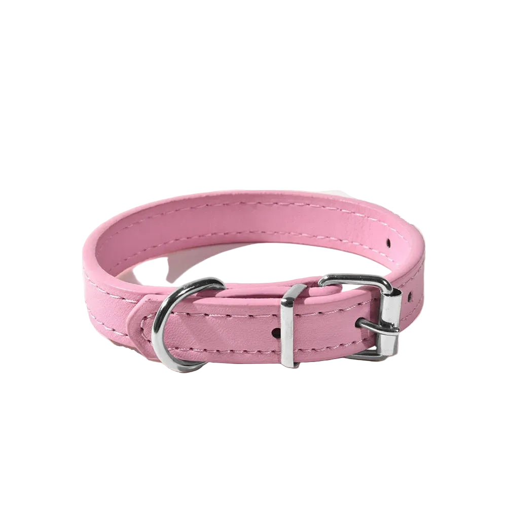 Adjustable Pink Dog Collar by Pawd
