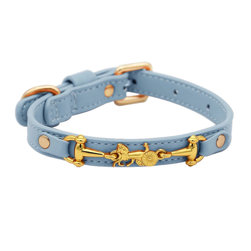 Adjustable Collar-Blue Dog Collar by Pawd
