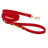 Adjustable Leash-Red Dog Collar by Pawd