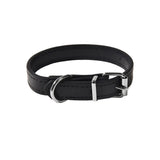 Adjustable Black Dog Collar by Pawd