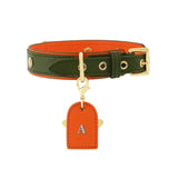 Durable Leather Dual Color Dog Collar - View 2