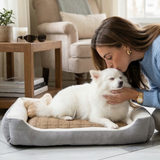 Luxurious Soft Oxford Fabric Cotton Cushion Kennel Pet Bed