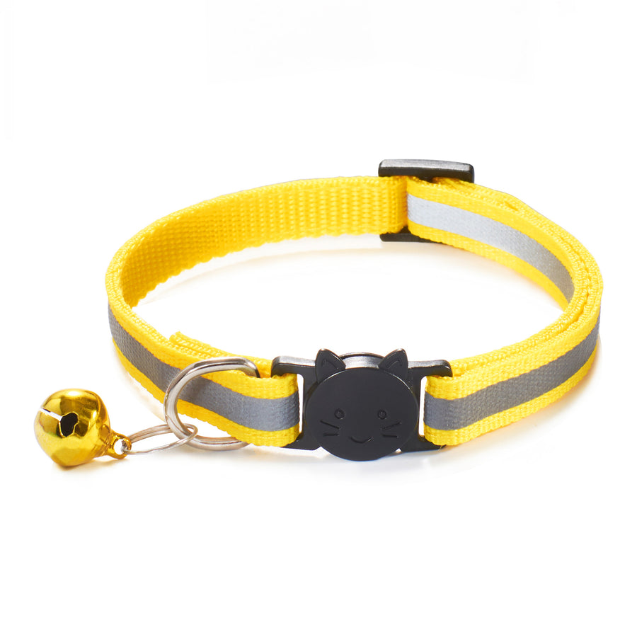 Deluxe Reflective Breakaway Adjustable Collar with Bell