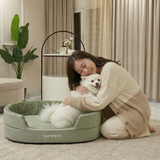 100% Cotton Plush Pet Bed - Signature Edition - Cotton | PAWD
