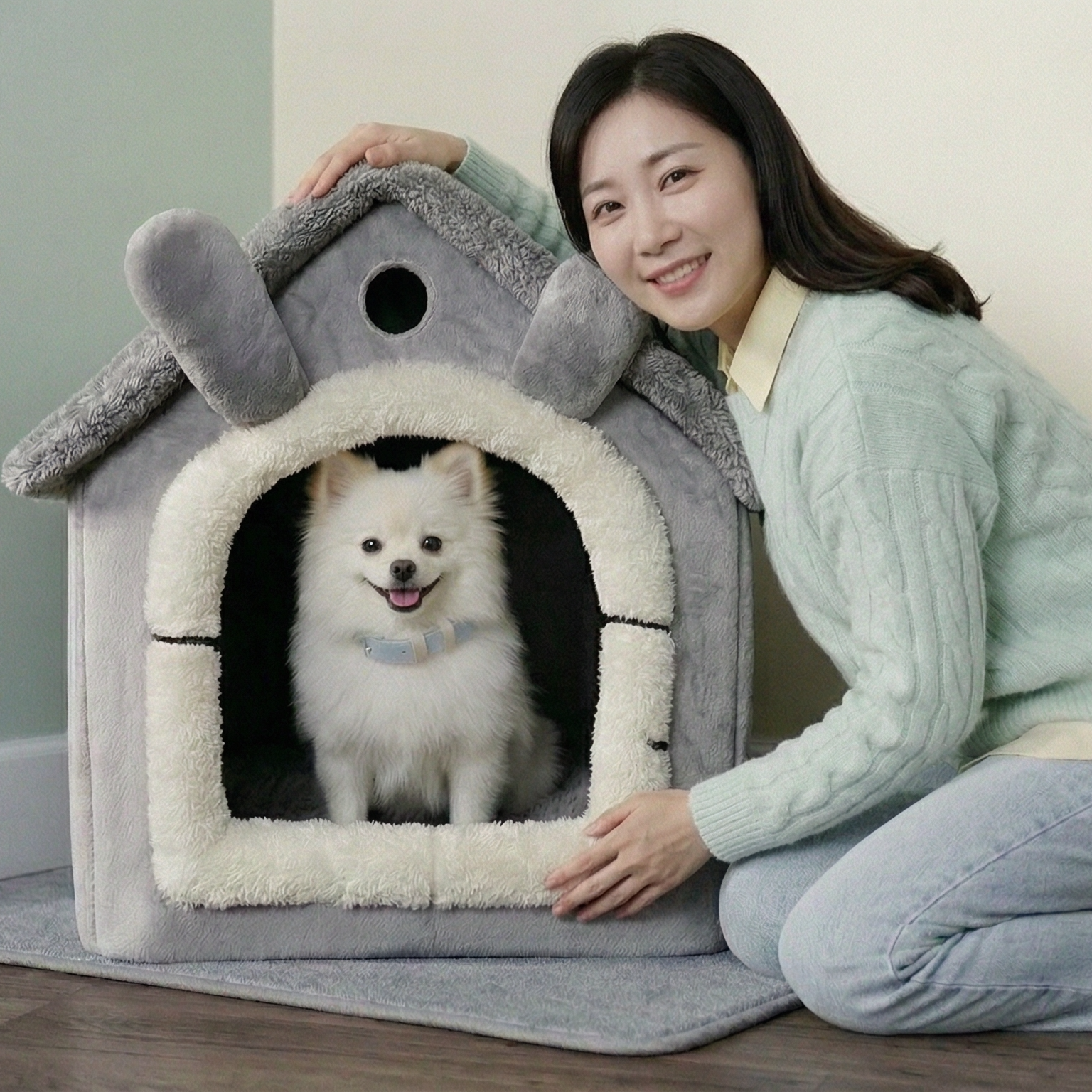 Cosy Warm Pet House - Velvet | PAWD