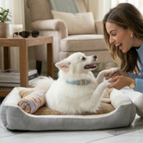 Luxurious Soft Oxford Fabric Cotton Cushion Kennel Pet Bed