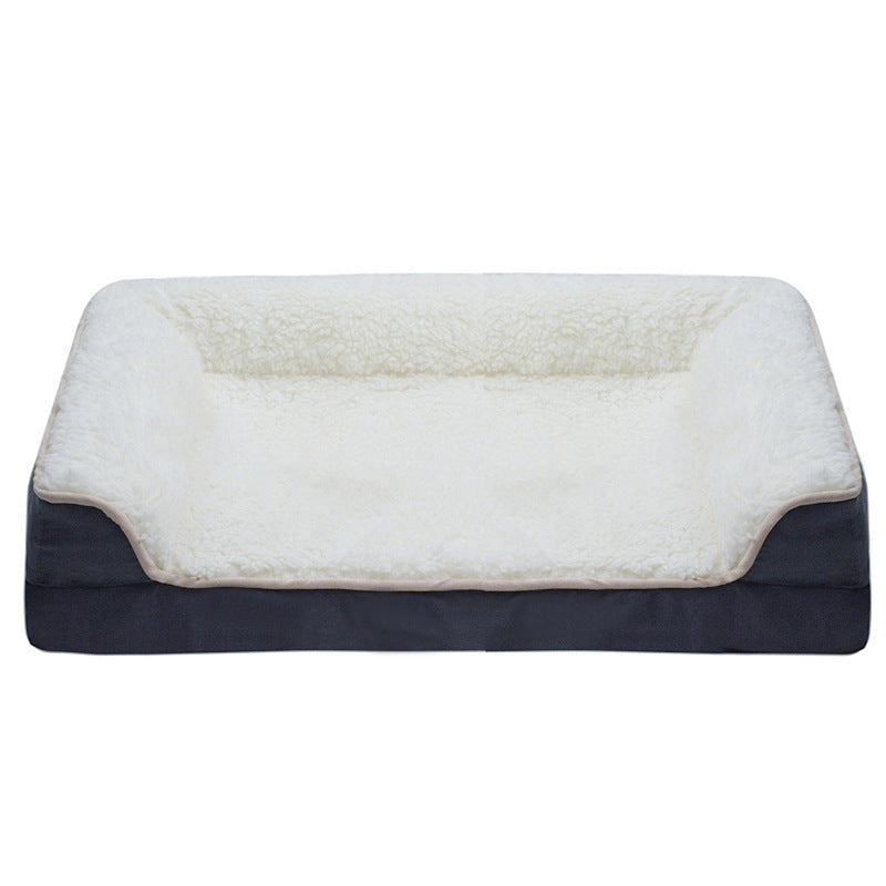 Luxurious Buckskin Breathable Plush Sofa Pet Bed