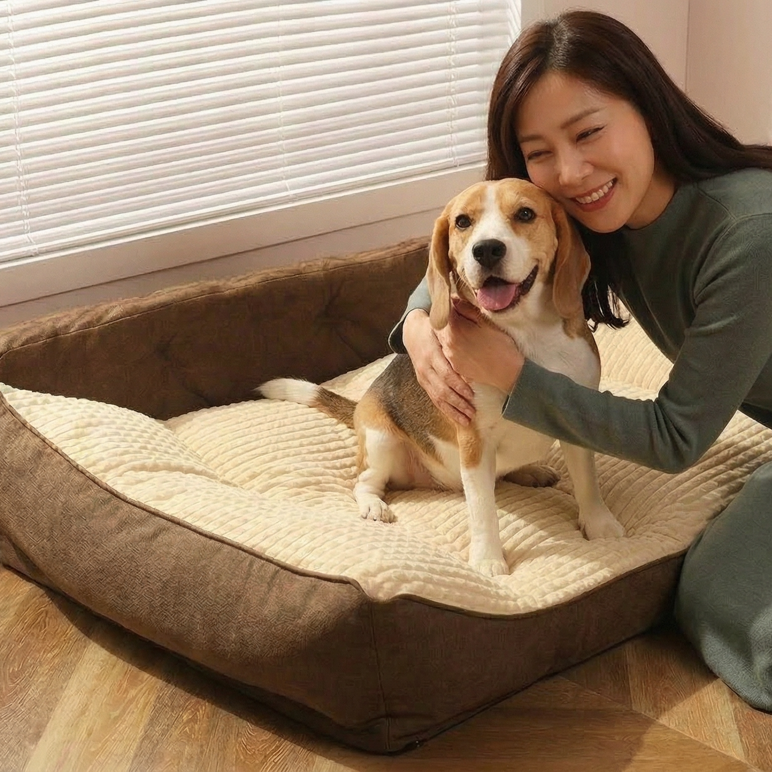 Cosy Spot Sofa Pet Bed - Signature Edition - detail close-up