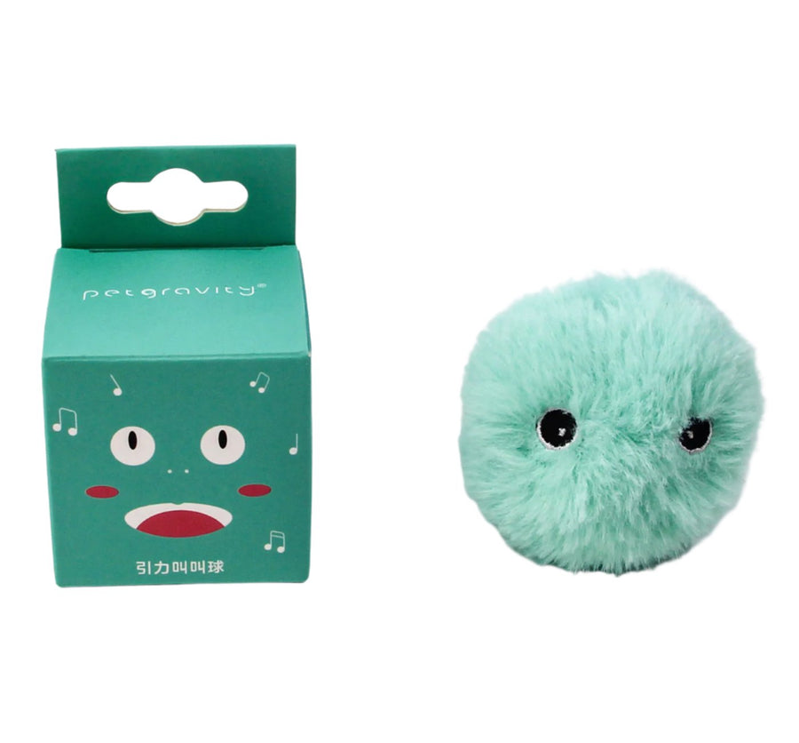 CleverKitty Interactive Touch-Activated Squeaky Plush Toy