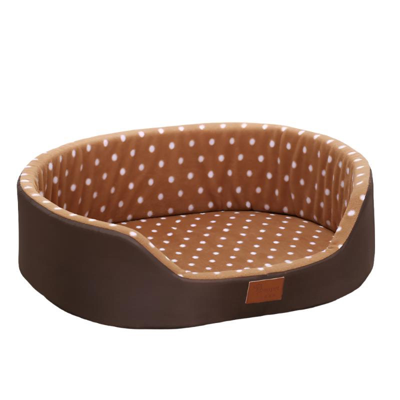 Luxurious Soft Oxford Fabric & Cotton Cushion Double-Sided Pet Bed