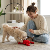 Squeaky Premium Fleece Animal Bite-Resistant Chew Toy