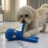 Squeaky Cotton Plush Octopus