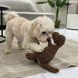 Squeaky Fleece Plush Indestructible