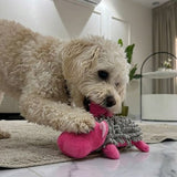 Squeaky Fleece Animal Plush
