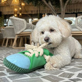 Squeaky Canvas Shoes Bite-Resistant Chew Toy