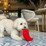 Squeaky Fleece Food Bite-Resistant