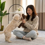 Squeaky Fleece Plush Indestructible