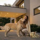 Beige Suade Detachable Bowtie