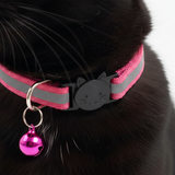 Deluxe Reflective Breakaway Adjustable Dog Collar with Bell