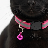 Deluxe Reflective Breakaway Adjustable Dog Collar with Bell