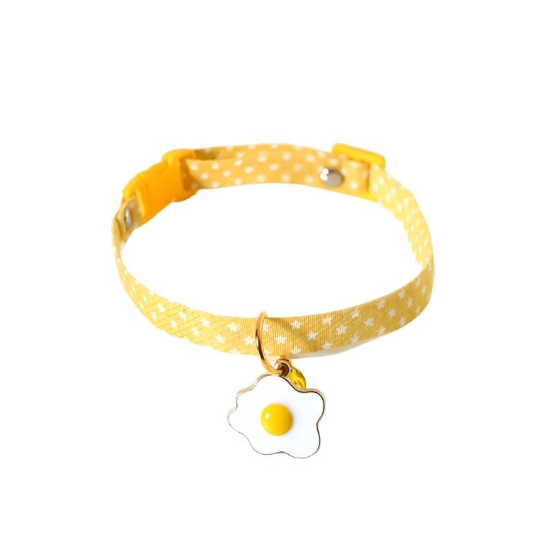 Deluxe Cloud Pastel Star Pattern Pendant Collar with Bell