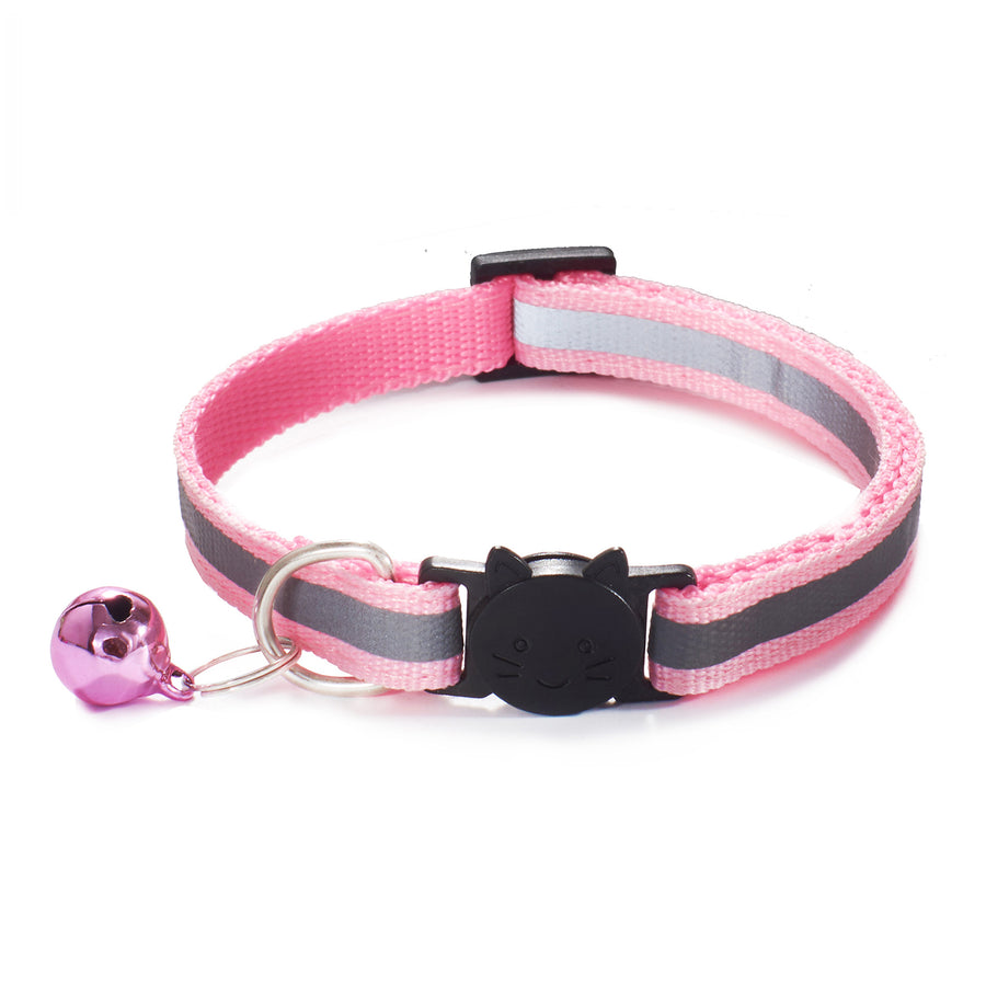 Deluxe Reflective Breakaway Adjustable Collar with Bell