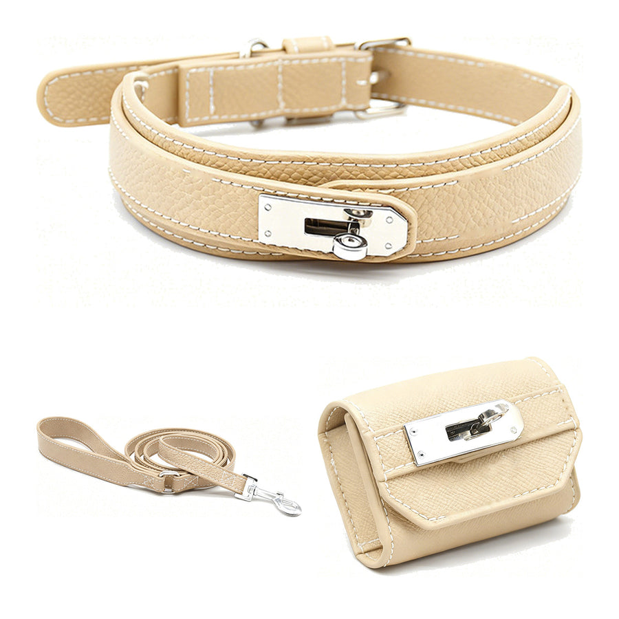 Cognac Turn-Lock Walk Set - Apricot