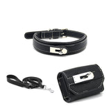 Cognac Turn-Lock Walk Set - Black