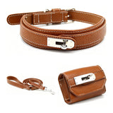 Cognac Turn-Lock Walk Set - Tan