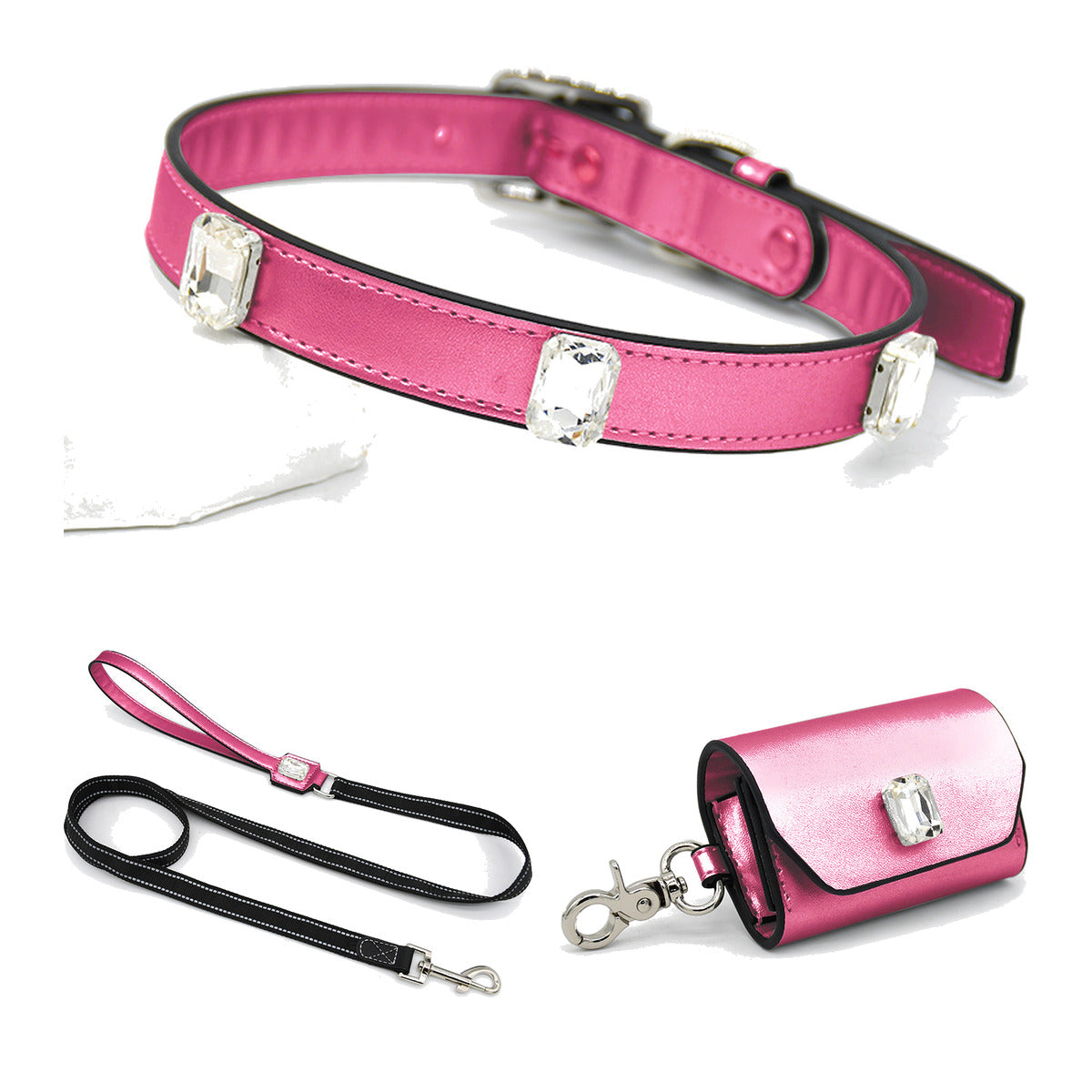 Crystal Stud Walk Set - Blush