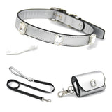 Crystal Stud Walk Set - Silver