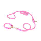 Lavender Round Rope Hands-Free Collar - Princess Pink Lead