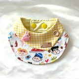 Playtime Bib Bandana Collar for Cats and Small Dogs - Cute Crayon