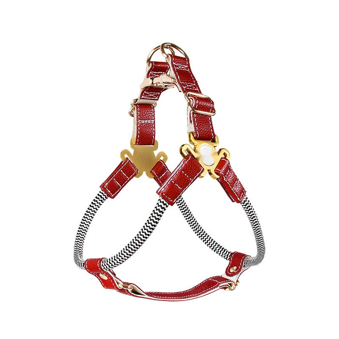 Herringbone & Green Step-In Harness
