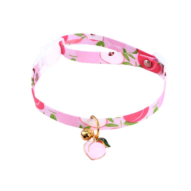 Deluxe Cloud Pastel Star Pattern Pendant Collar with Bell