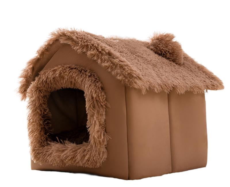 Luxurious Cozy Arctic Velvet Warm Pet House