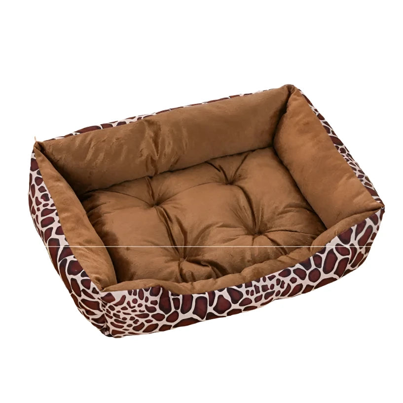 Luxurious Kennel Soft Oxford Fabric & Cotton Cushion Pet Bed