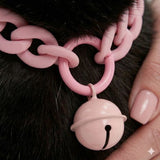 Neon Macaron Bell Dog Collar