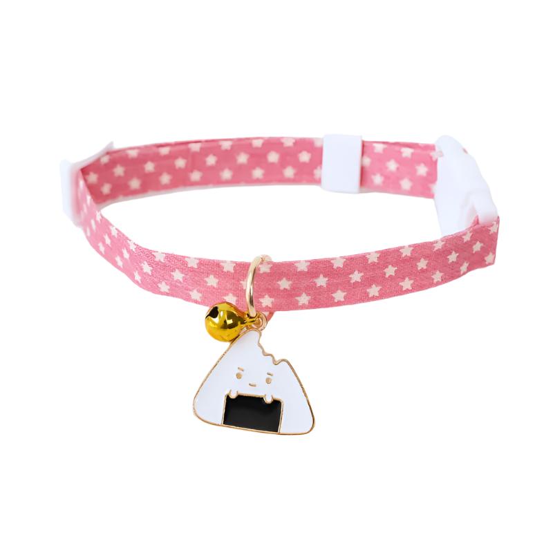 Deluxe Cloud Pastel Star Pattern Pendant Collar with Bell